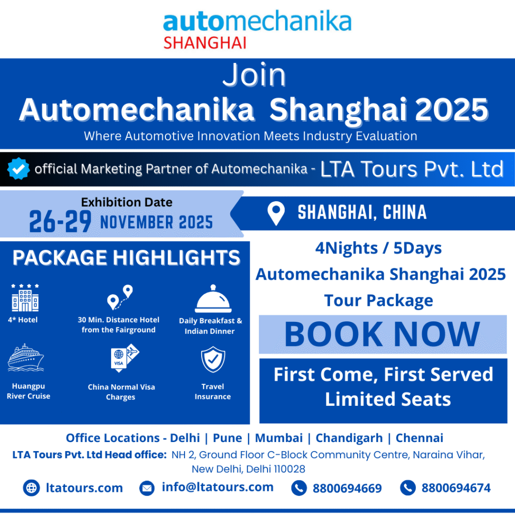 Automechanika Shanghai 2025 Tour Package
