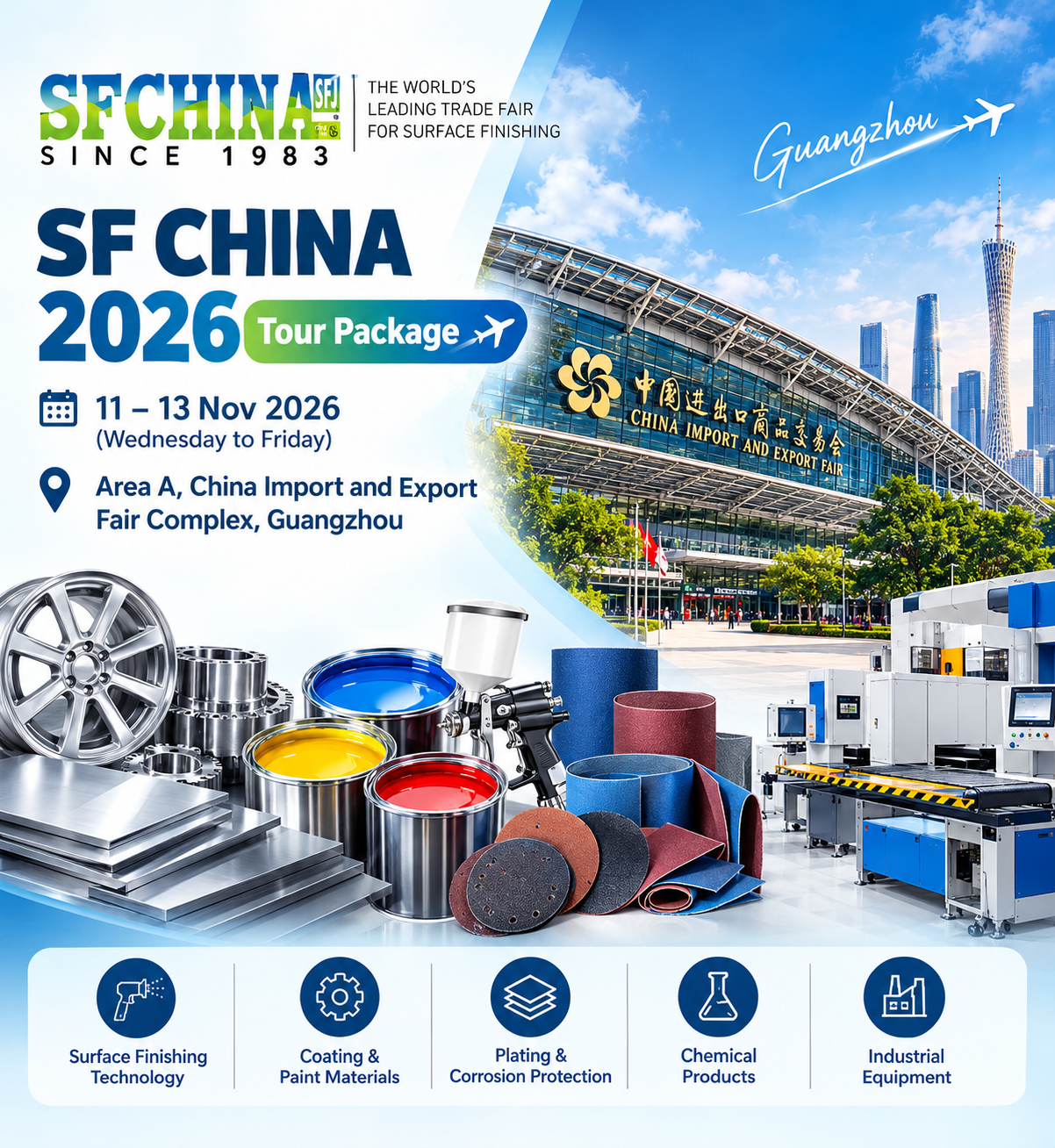 SF China 2026 package from India